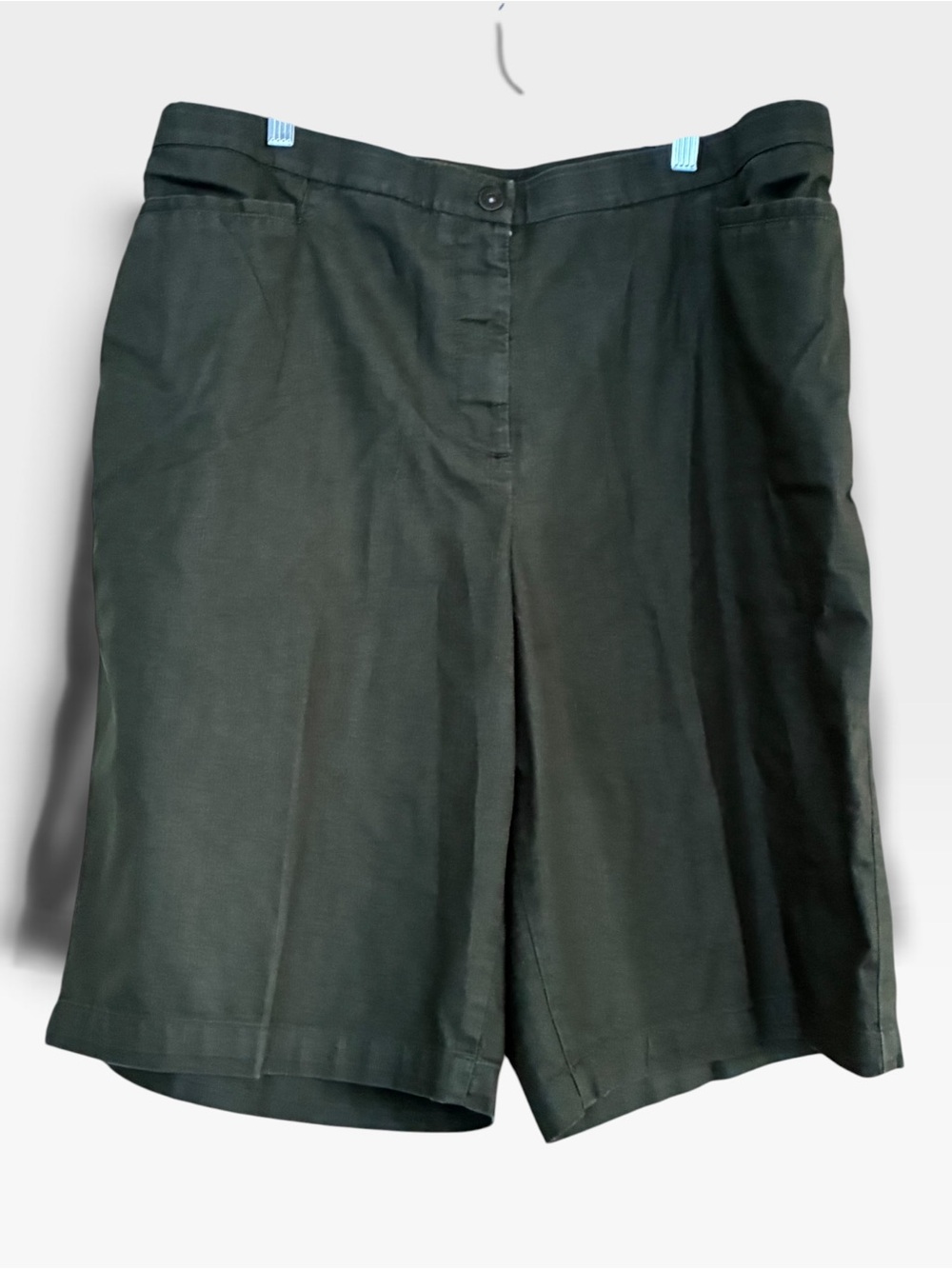 TanJay Khaki GreennWomen's Tailored Bermuda Shorts